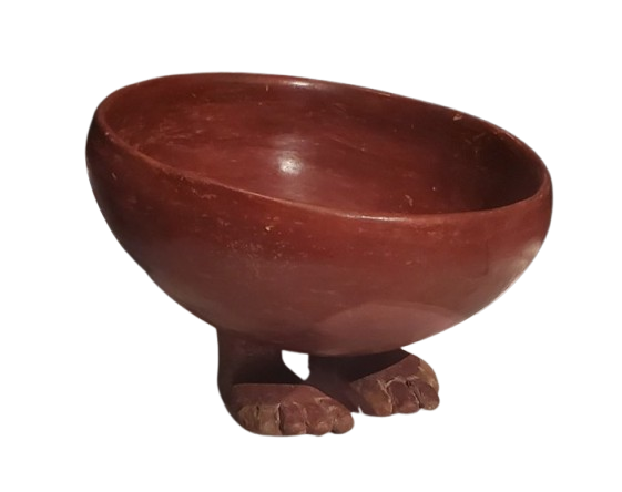 bowl with human feet